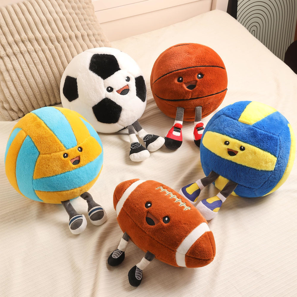KUCCO-PILLOW playroom decor with vivid team colors for imaginative games