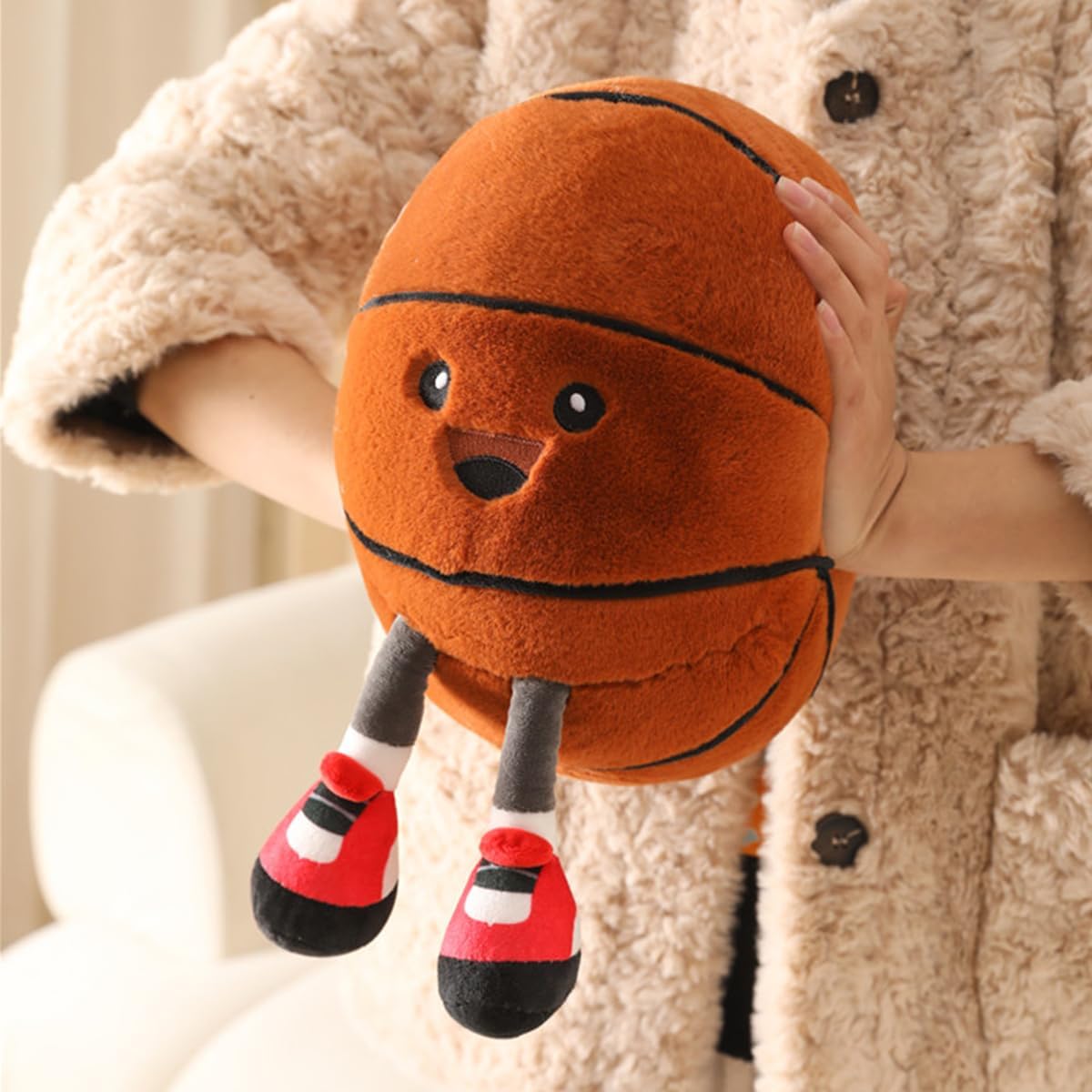KUCCO-PILLOW Valentine's Day gift basketball plush, cute keepsake