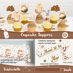Kudapity coffee cake topper adds a playful focal point to desserts