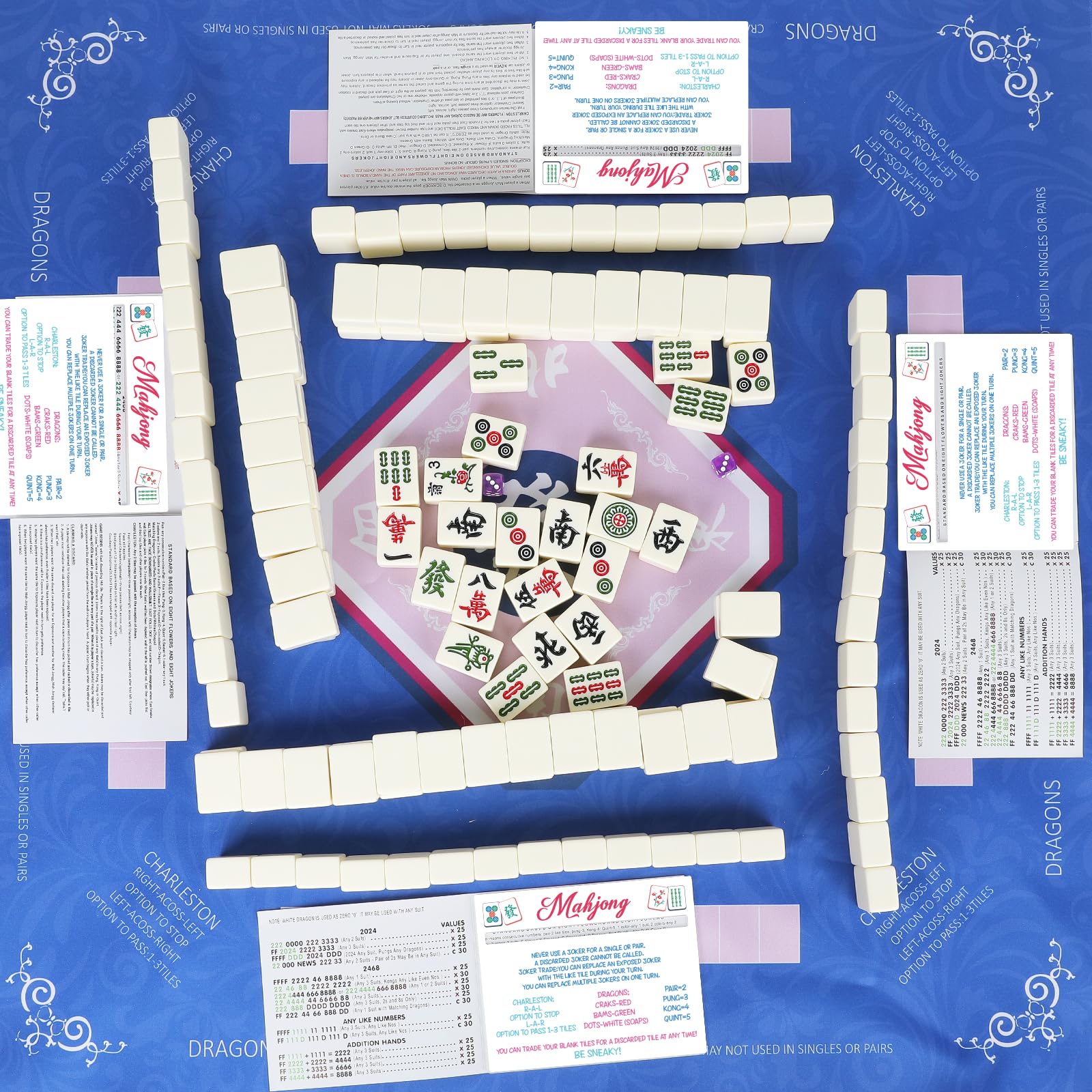 KUIRAN Mahjong Line Finder durable acrylic close-up for long-lasting use.