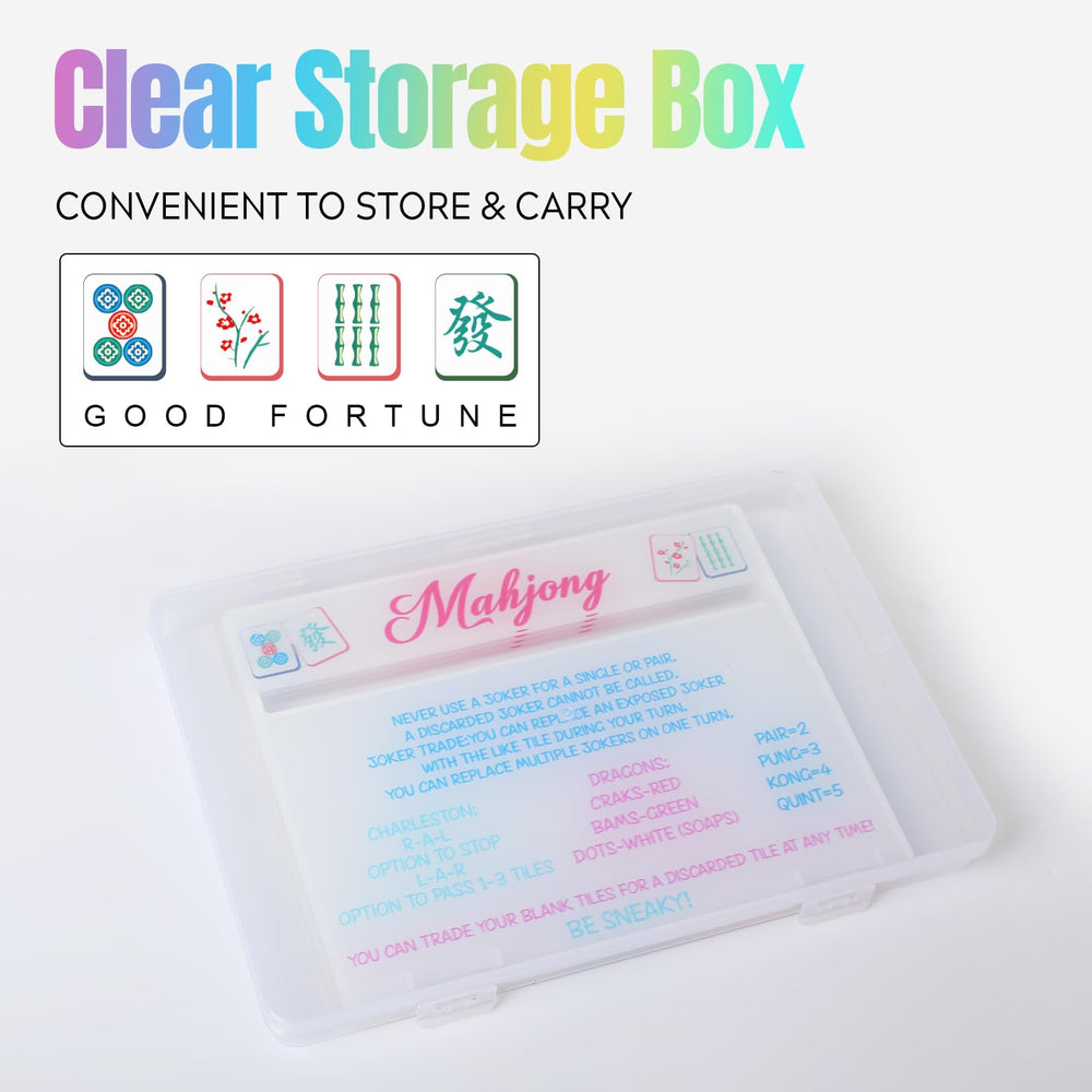 KUIRAN Mahjong Line Finder gift-ready set positioned beside cards emphasizes thoughtful gift option.