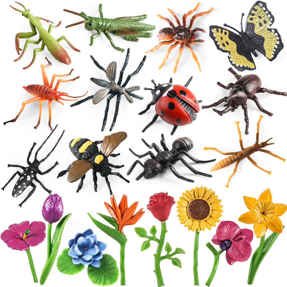 Kukifun insect toy ladybug in vibrant color for educational play and display