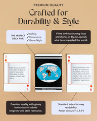 Kulture Games glossy lamination – durable, stain-resistant cards for busy nights.