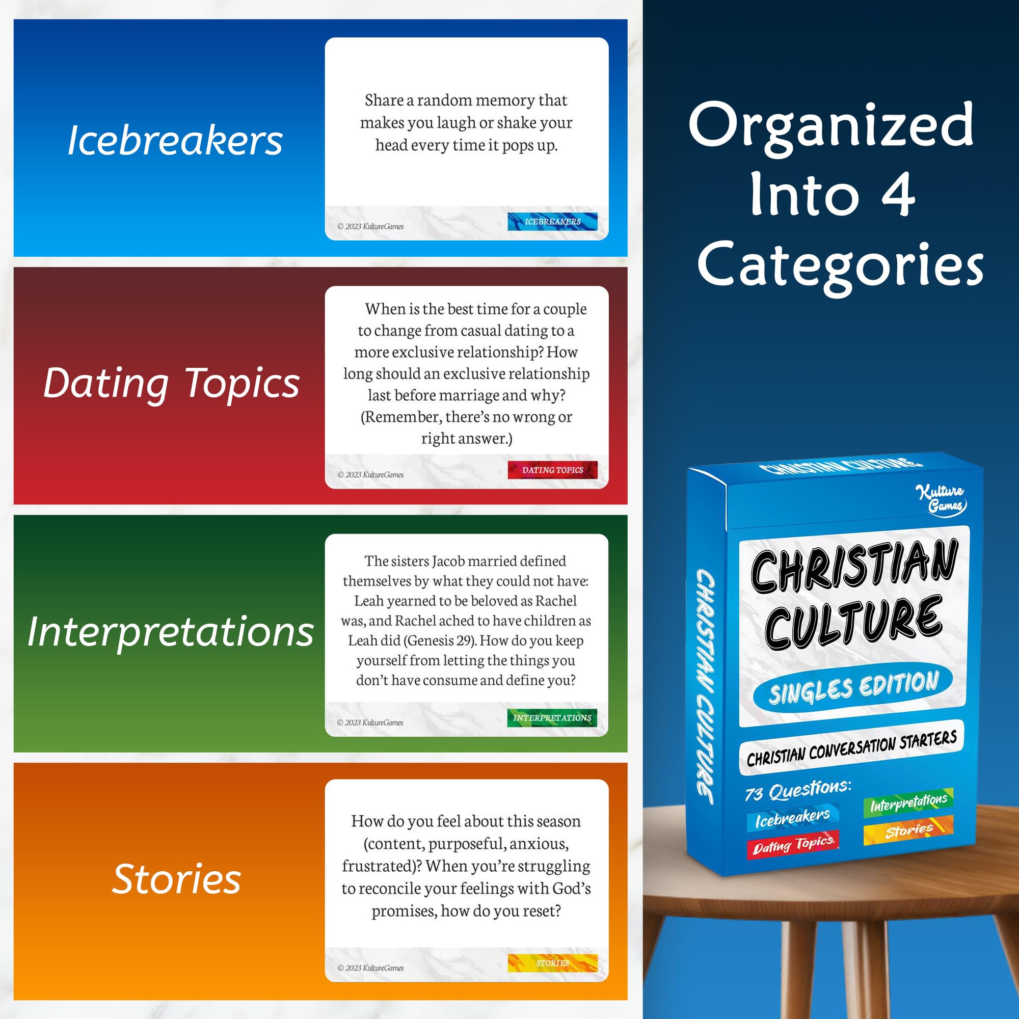 Kulture Games solo reading session highlighting personal reflection prompts.