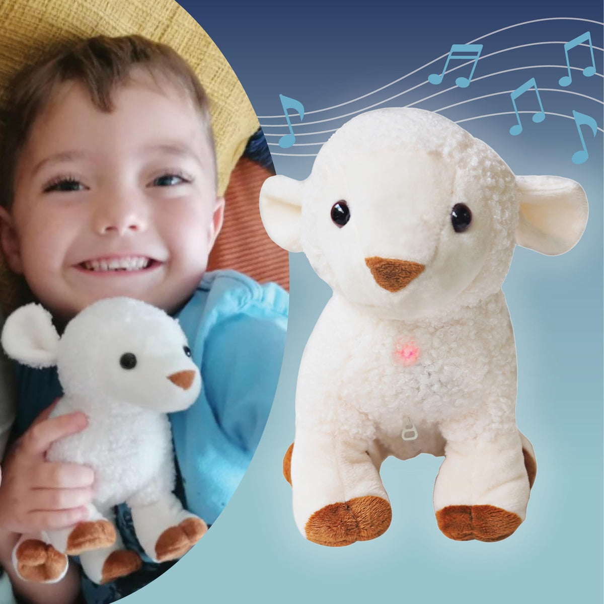 Kulumi My Little Lamb audio-bible-playback illustration for bedtime comfort