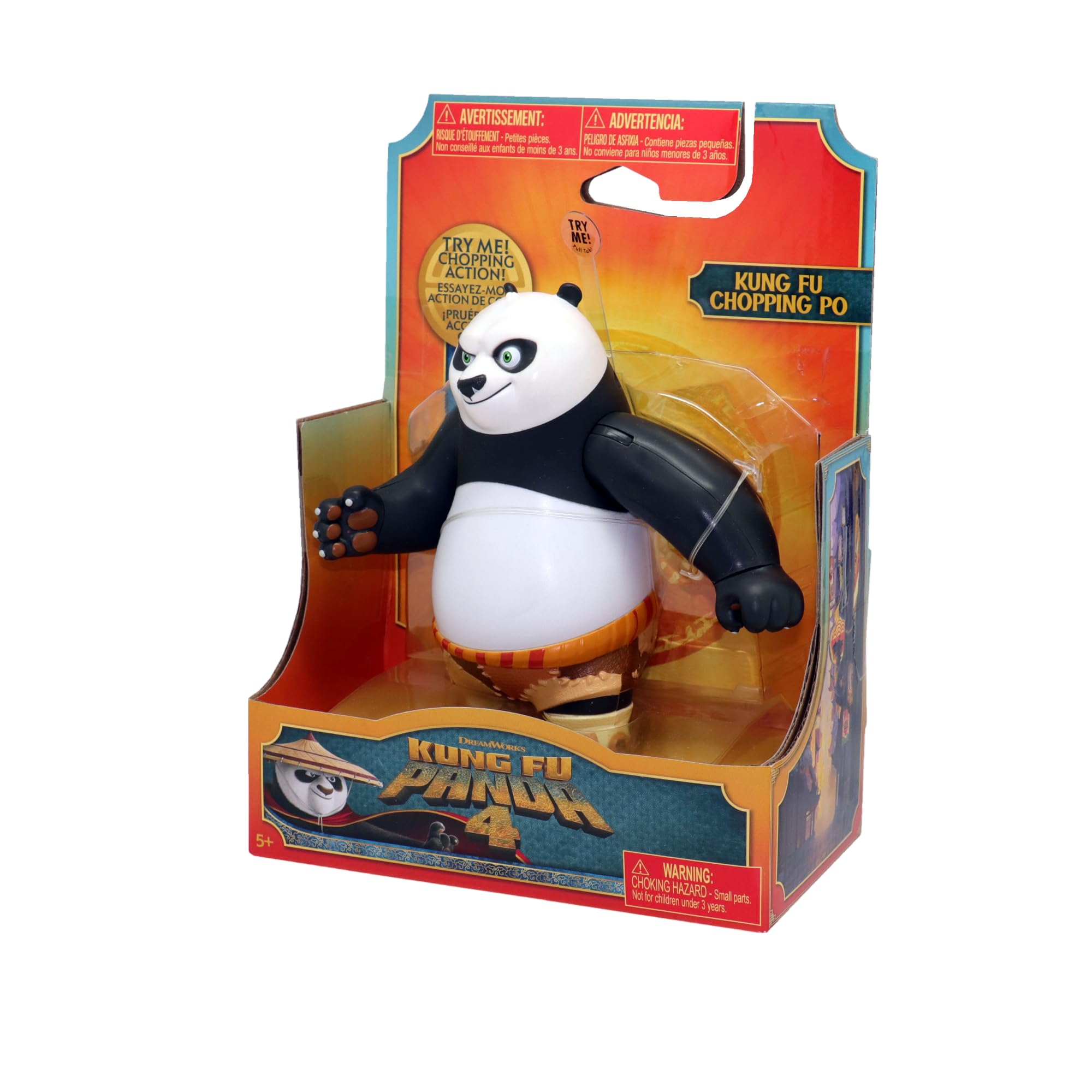 Kung Fu Panda Po figure on a display stand for easy collection inspiration.