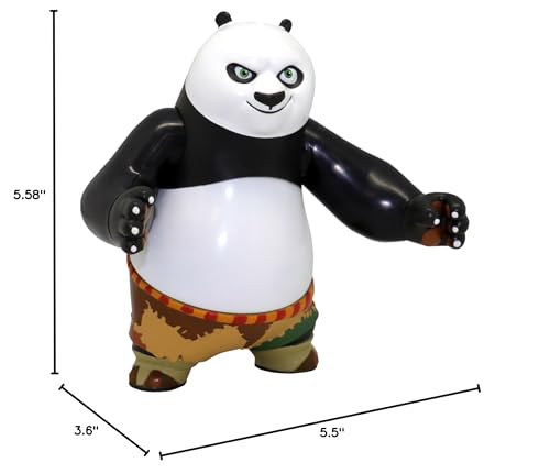 Kung Fu Panda Po action figure in a dynamic play pose for fans.