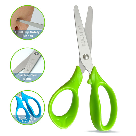 Close-up of KUONIIY soft-grip handles designed for comfortable cutting.