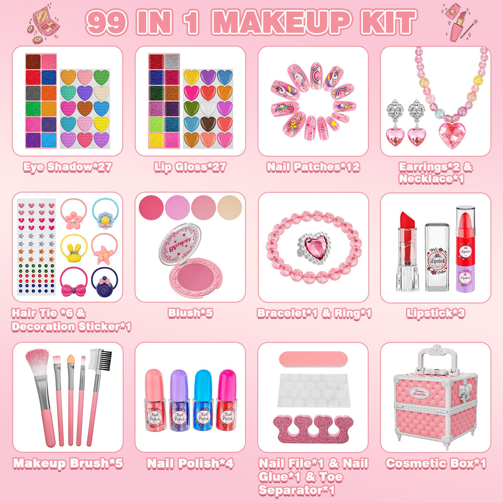 Kuovei eye shadows and gloss for colorful, creative looks