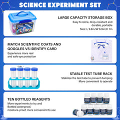 Kuovei Science Kit bottle blowing balloons activity enhances fine motor skills