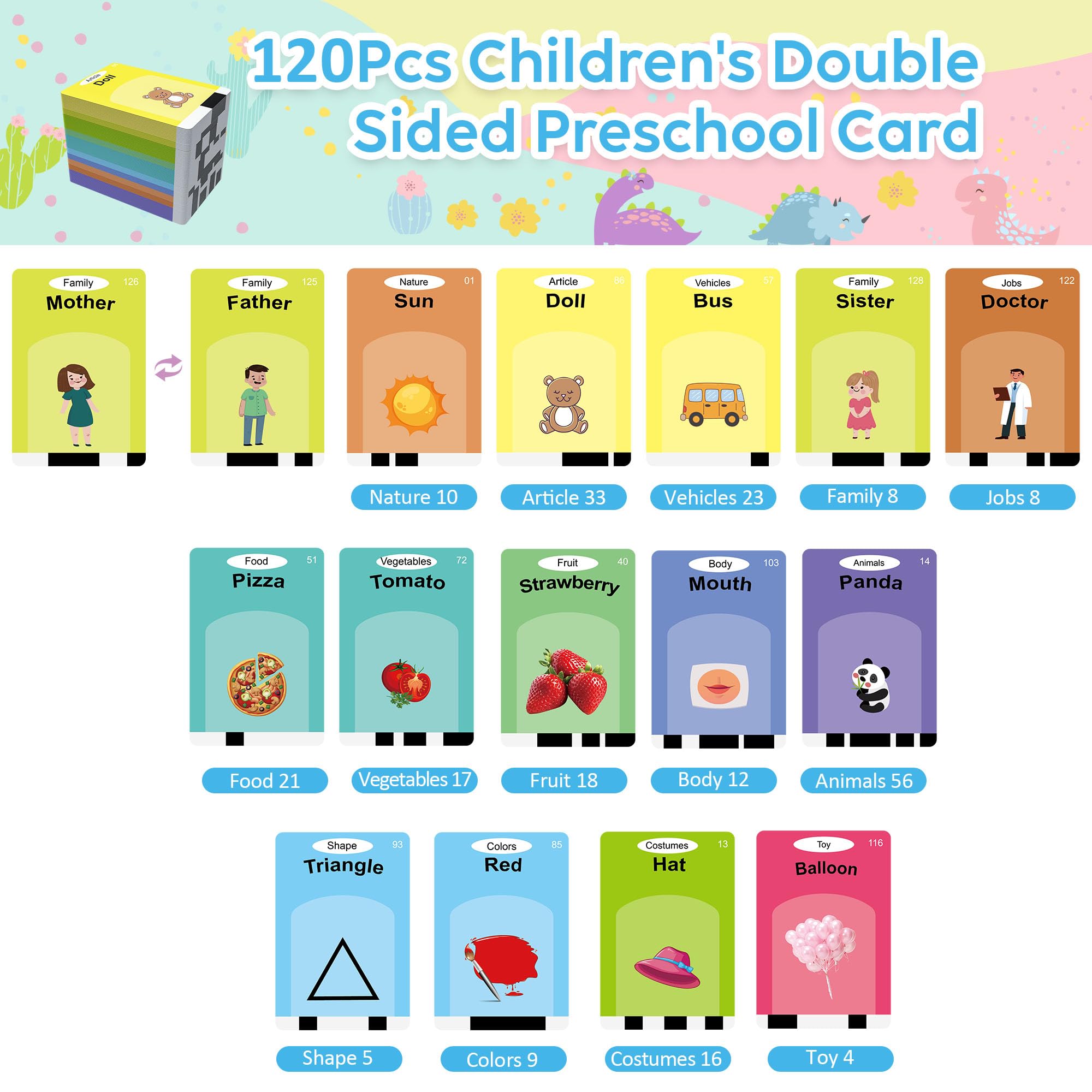 Kuovei animal cards help kids learn animals through spoken prompts