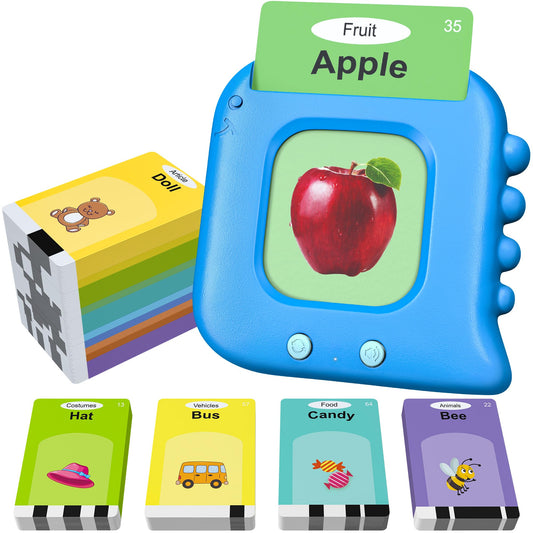 Kuovei talking flash cards featuring animals for engaging early vocabulary practice.