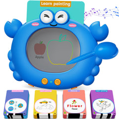 Kuovei Talking Flash Cards card reader crab for interactive vocabulary learning.