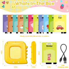 Kuovei shapes and colors cards aid early math and visual tracking