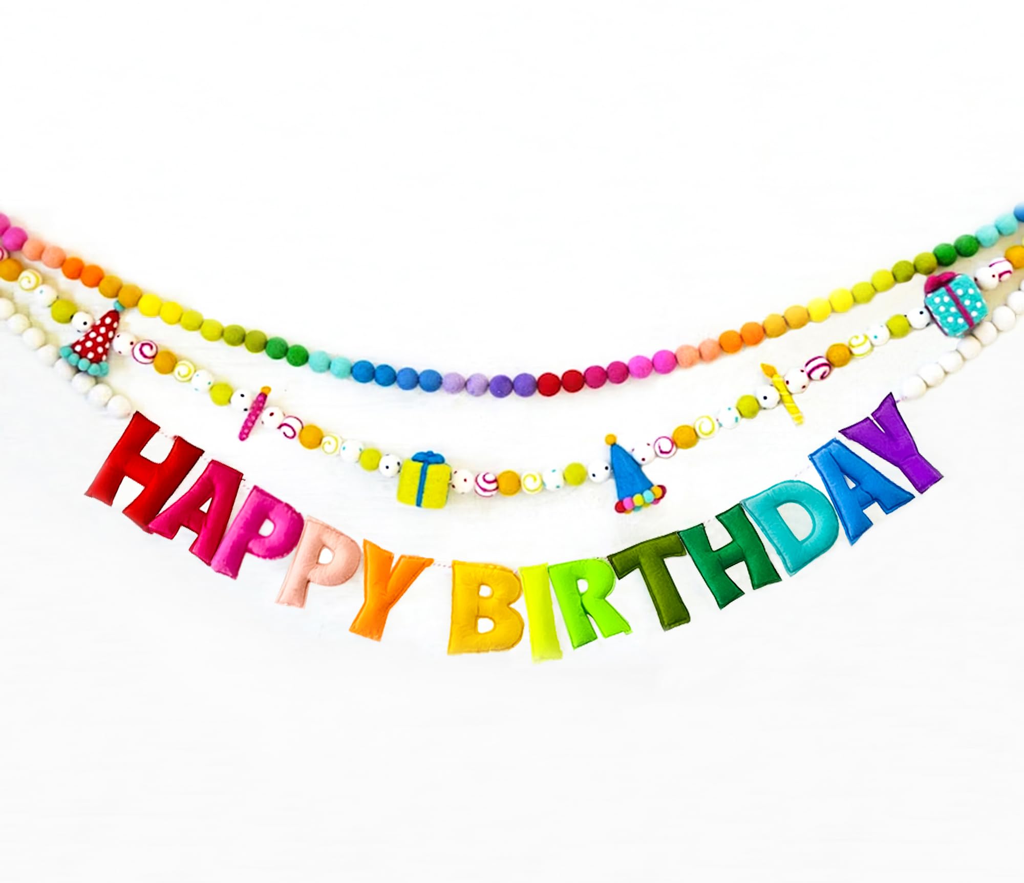KUQJJQU Birthday candles decor accents for festive tabletops and mantels.