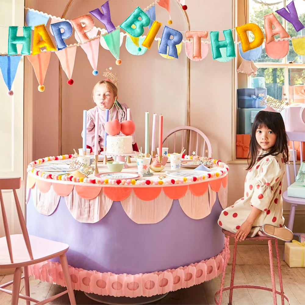 KUQJJQU easy-to-hang design; pre-strung on white twine for instant display.