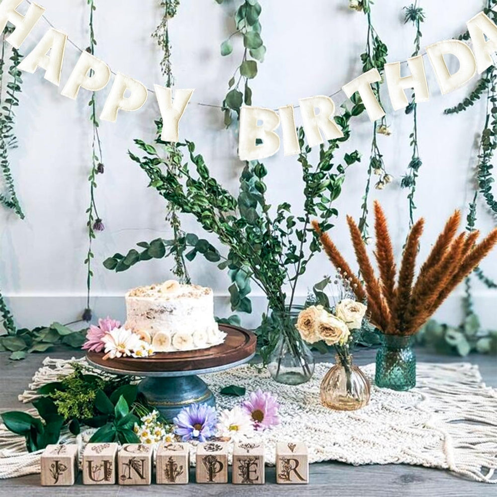 KUQJJQU reusable birthday decor designed for multiple celebrations with proper storage.