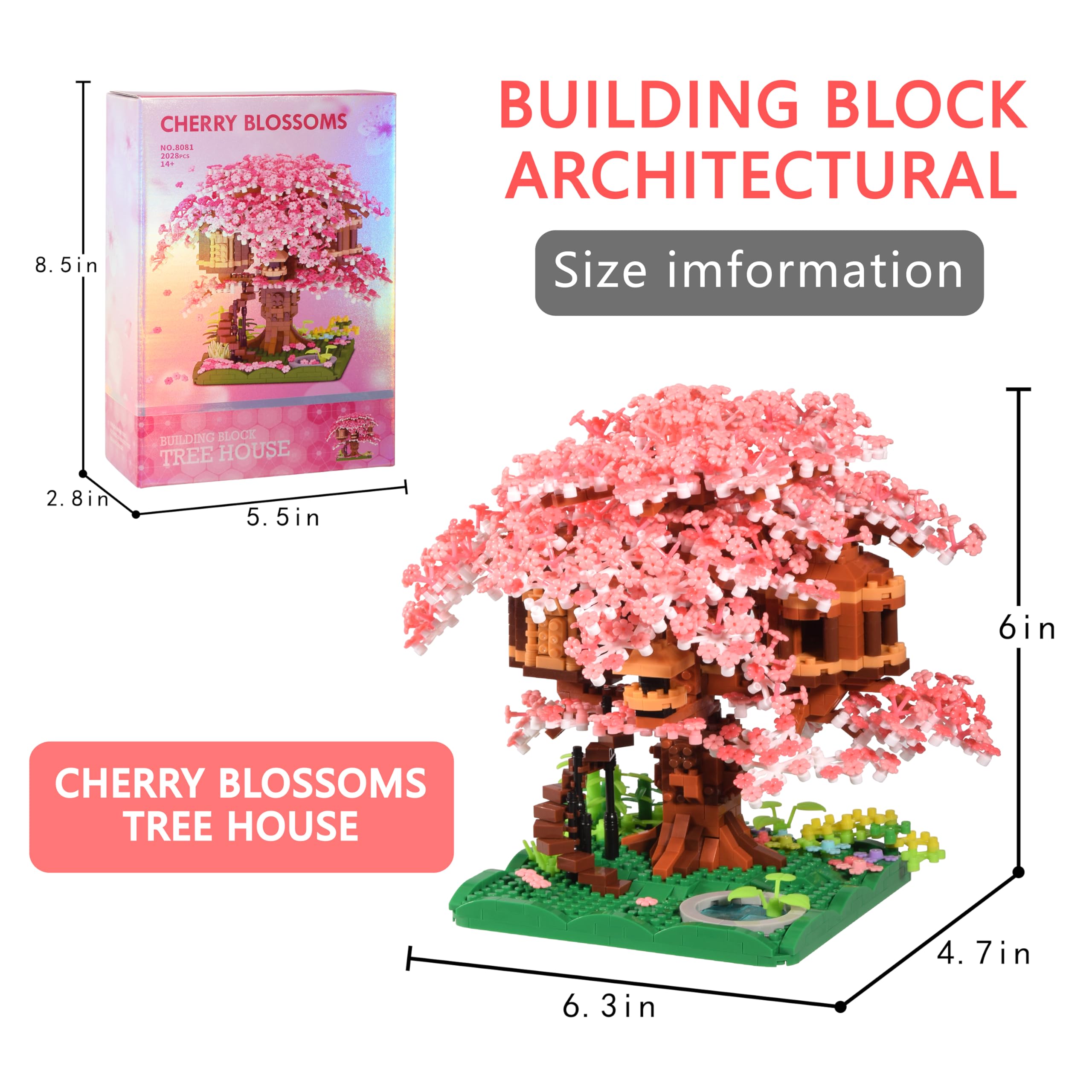 Kurimiaro cherry tree mini-assembly—fun, challenging build for creative minds.