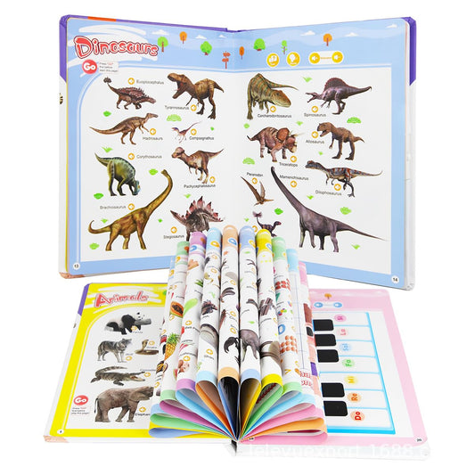 Kuriory English Words Sound Book close-up of buttons for early phonics practice