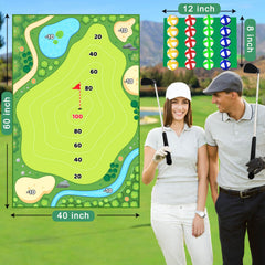 KuroShine golf chipping mat 60x40 inches ready for easy setup.