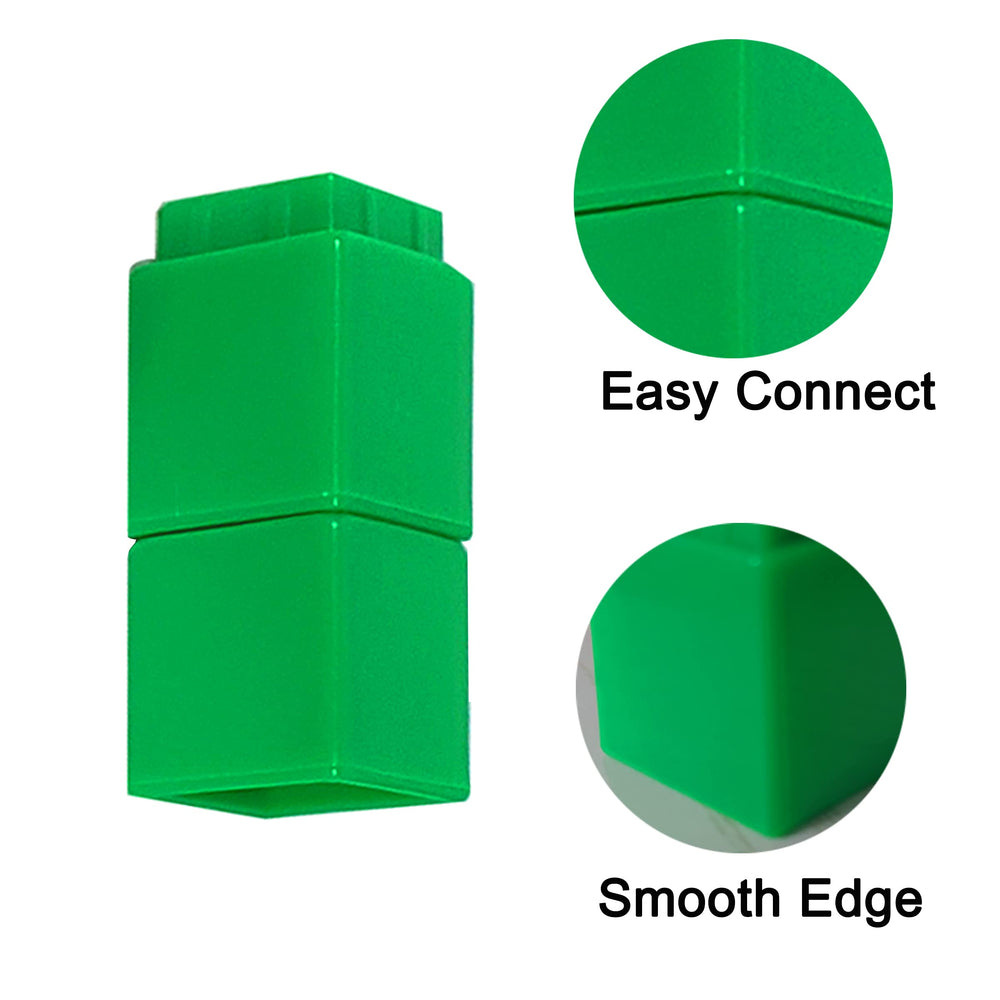 KUTOI BPA-free plastic cubes designed for safe, durable classroom manipulation.