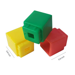 KUTOI math cubes in classroom-use setting for varied learning levels.