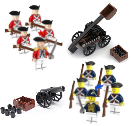 KUTUKU Mini 14pcs City Soldiers Set for imaginative play and history-inspired storytelling.