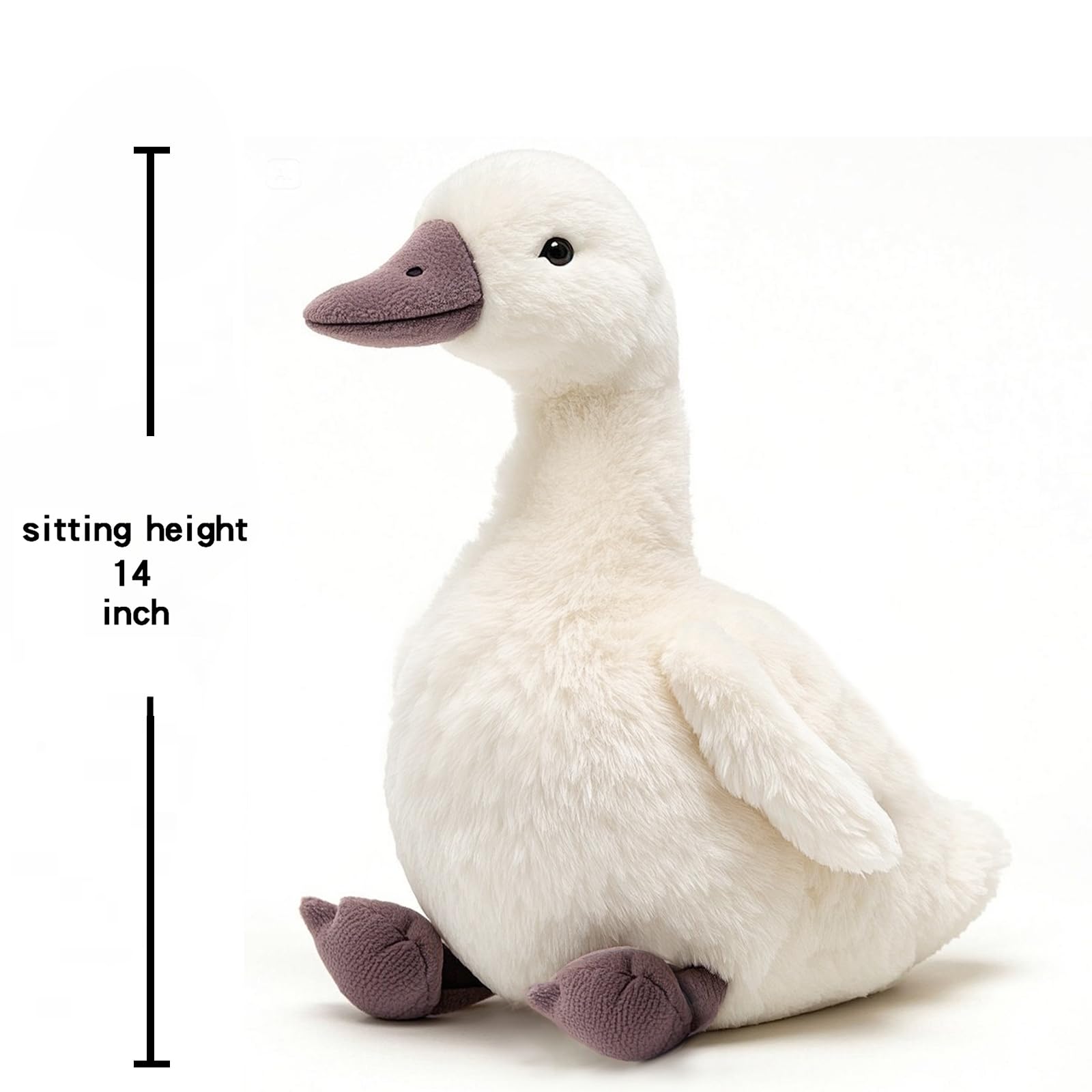 KUUDESOXX duck stuffed animal care guide helps keep fabric fresh.