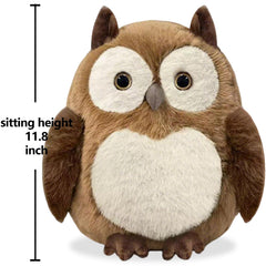 KUUDESOXX Owl plush is a comforting bedtime companion