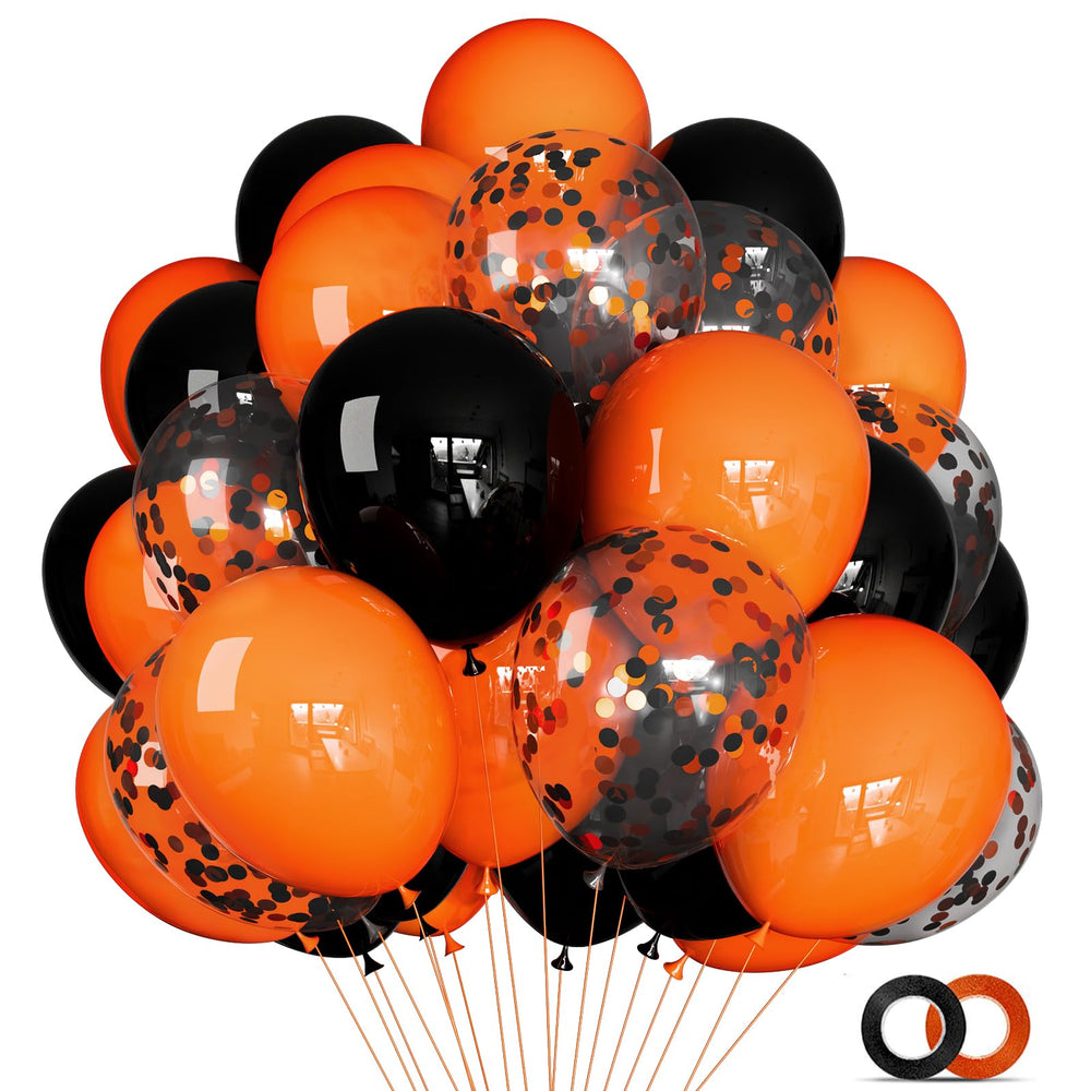 KUULBELA 68-piece balloons set for Halloween decor and party celebrations.
