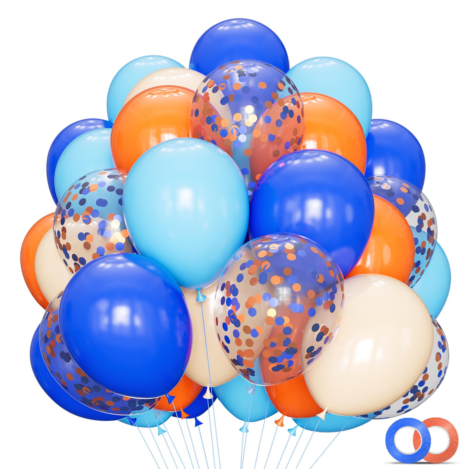KUULBELA dark blue 12inch balloons for bold birthday decor and lasting color