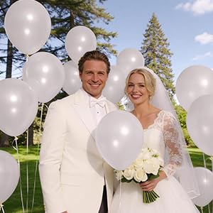 KUULBELA balloons for baby showers and weddings with a soft glow.