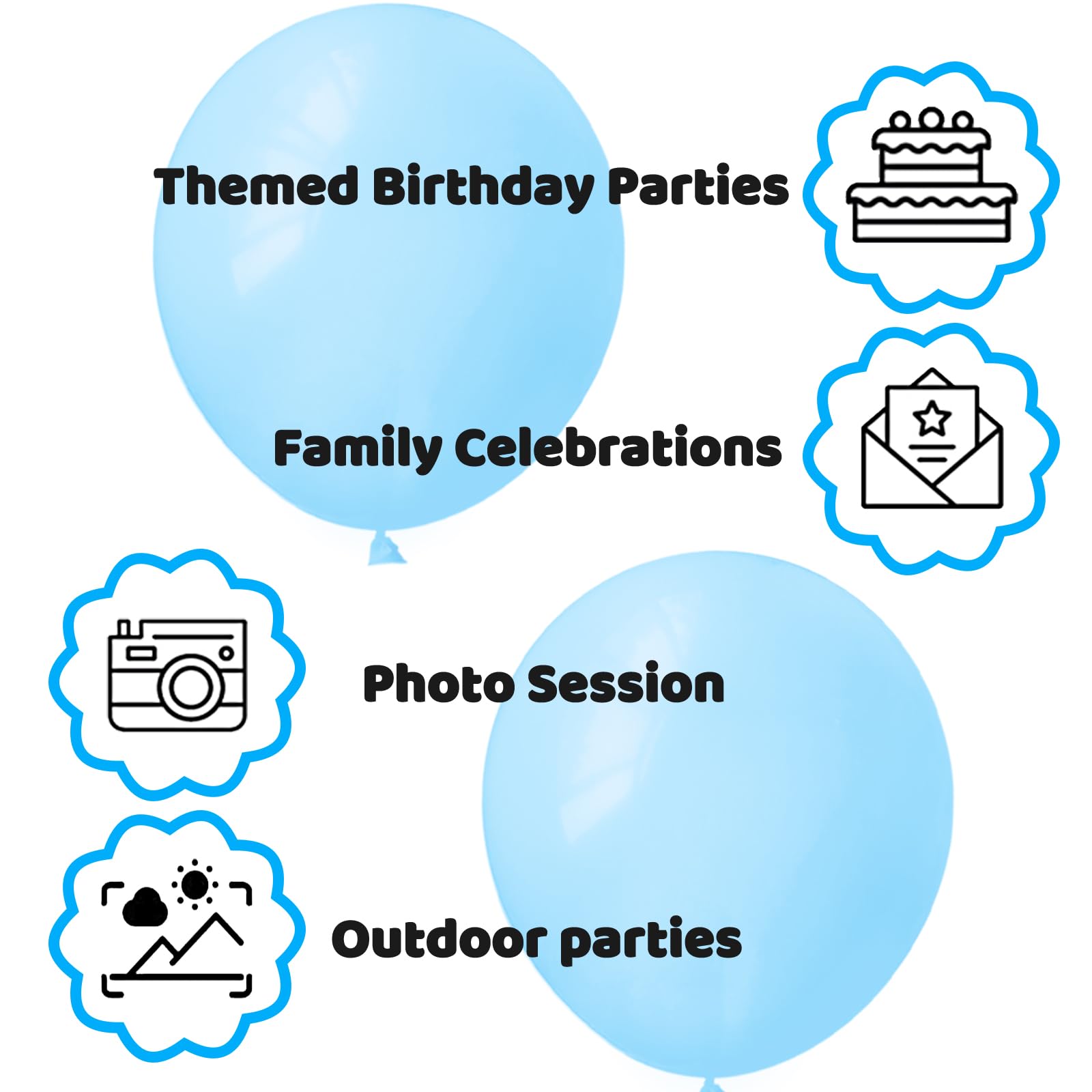 KUULBELA blue balloon arches for weddings and celebrations