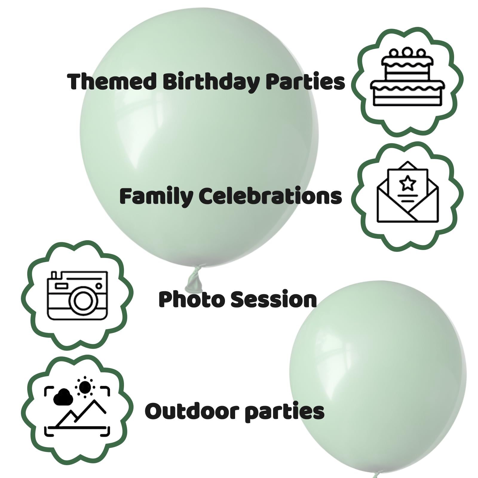 KUULBELA clusters add lush, cohesive decor for birthdays and celebrations.