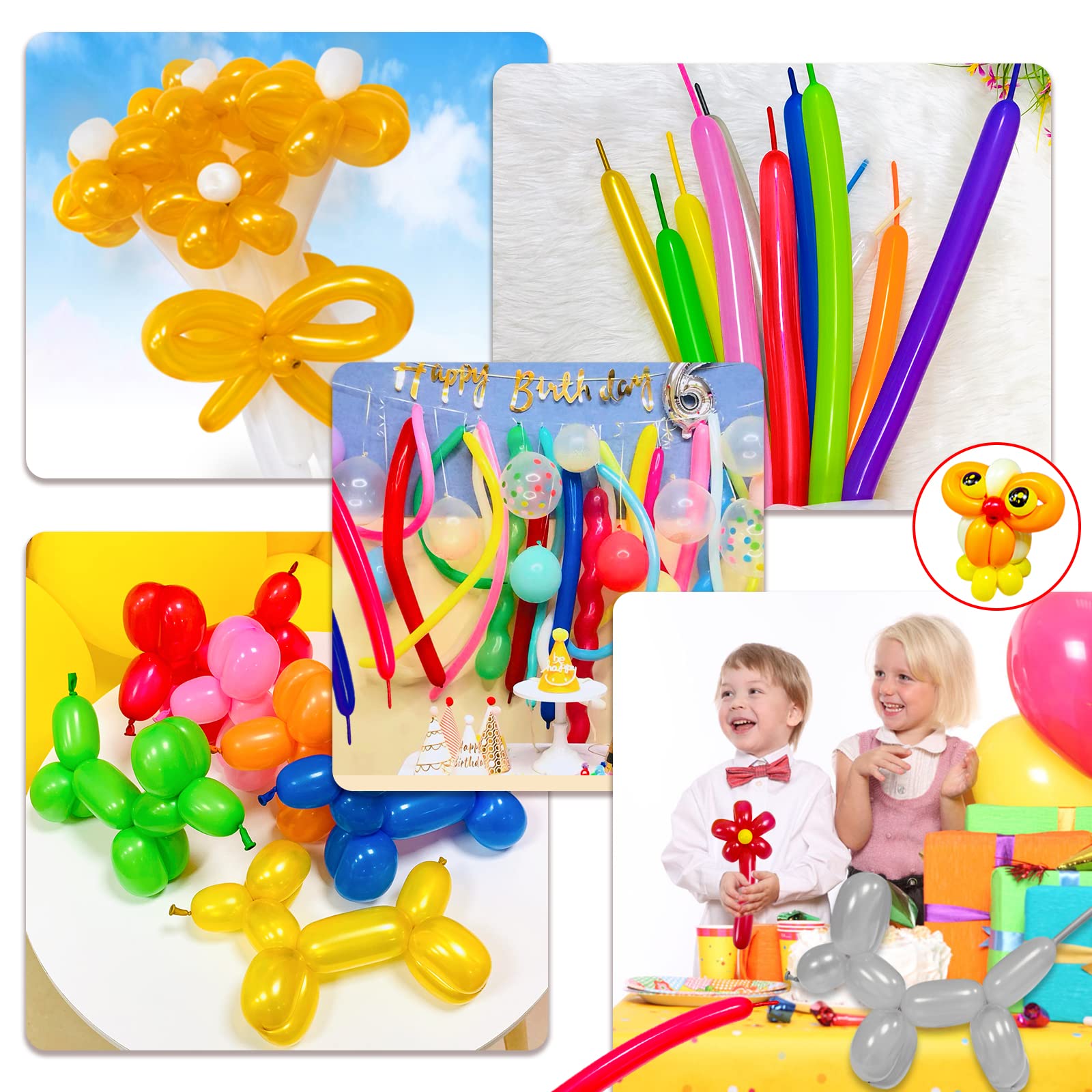 KUULBELA balloon pump recommended for easy inflation and shaping.