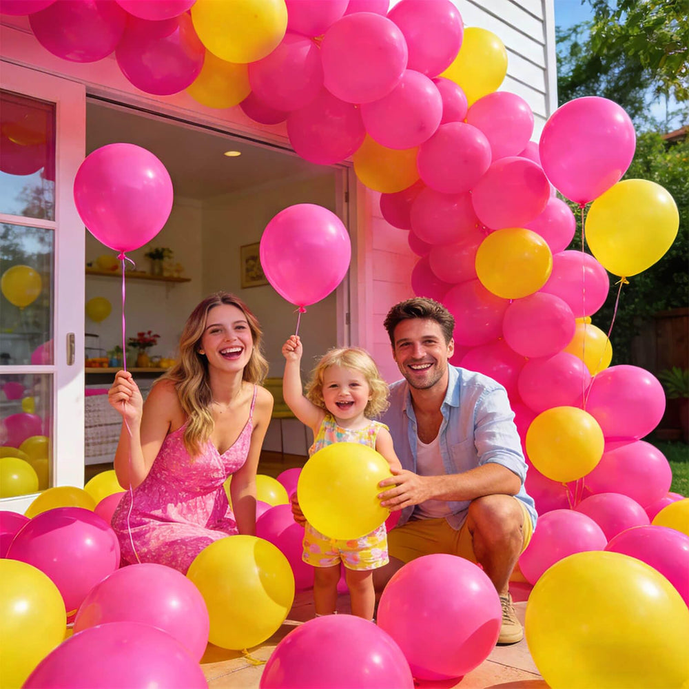 KUULBELA easy setup with pump-ready balloons for quick decorating.