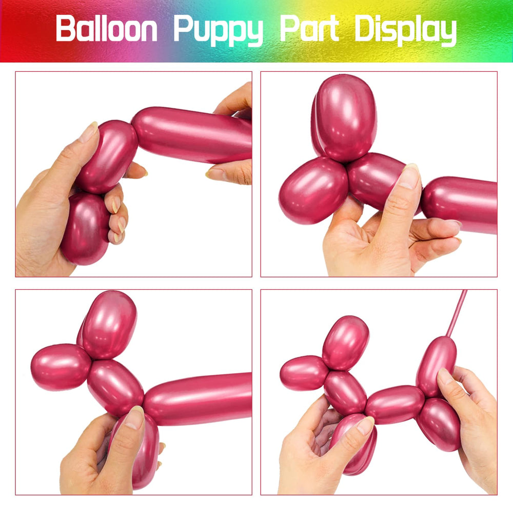 KUULBELA DIY balloon flowers and animals for festive crafts