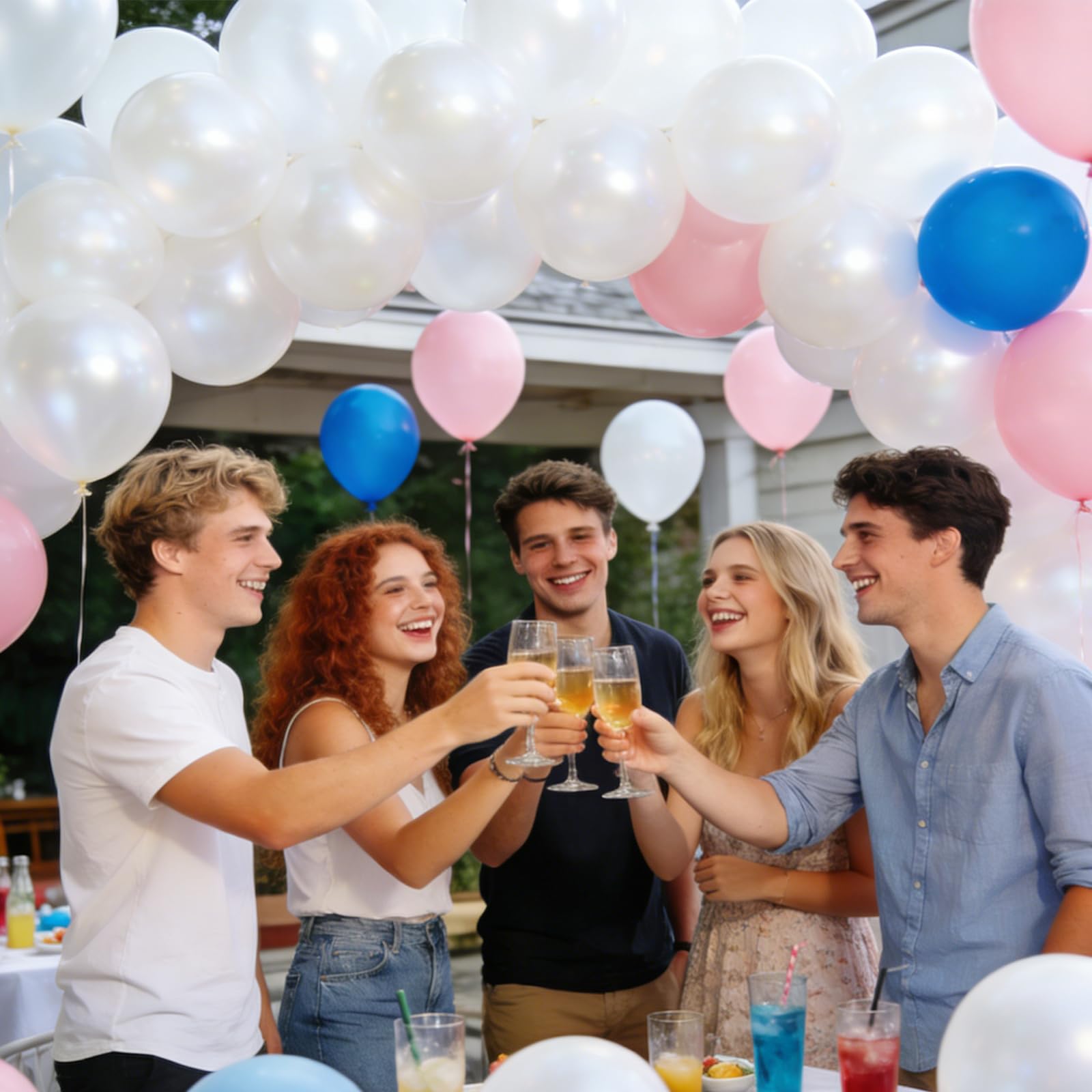 KUULBELA balloons suitable for gender reveal party decorations.