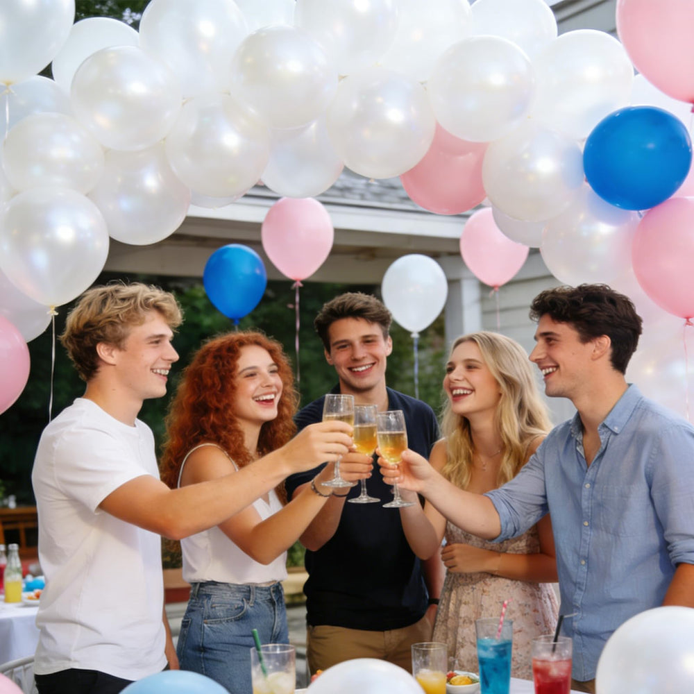 KUULBELA balloons suitable for gender reveal party decorations.