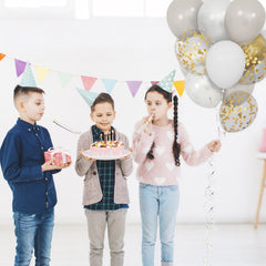 KUULBELA 12-inch balloons with ribbons enable quick, polished decor