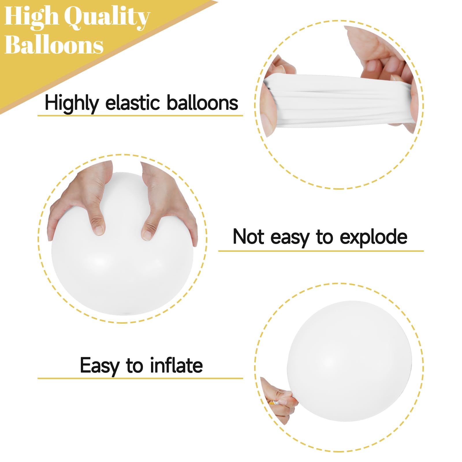 KUULBELA metallic gold balloons highlight celebrations with a luxurious sheen