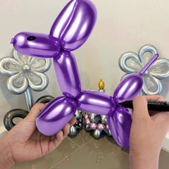 KUULBELA party decorations balloons with bright metallic sheen