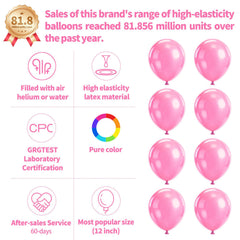 KUULBELA pink balloons close-up showing bright color and glossy finish for celebrations