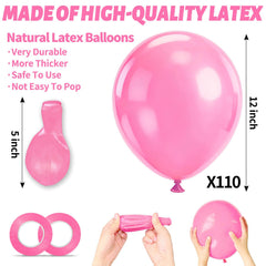 KUULBELA pink balloon arch decor styled for a festive wedding or party