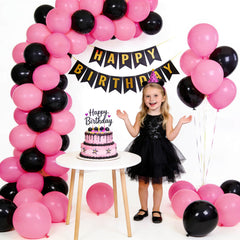 KUULBELA pink balloons used in baby shower decor with a soft, celebratory look