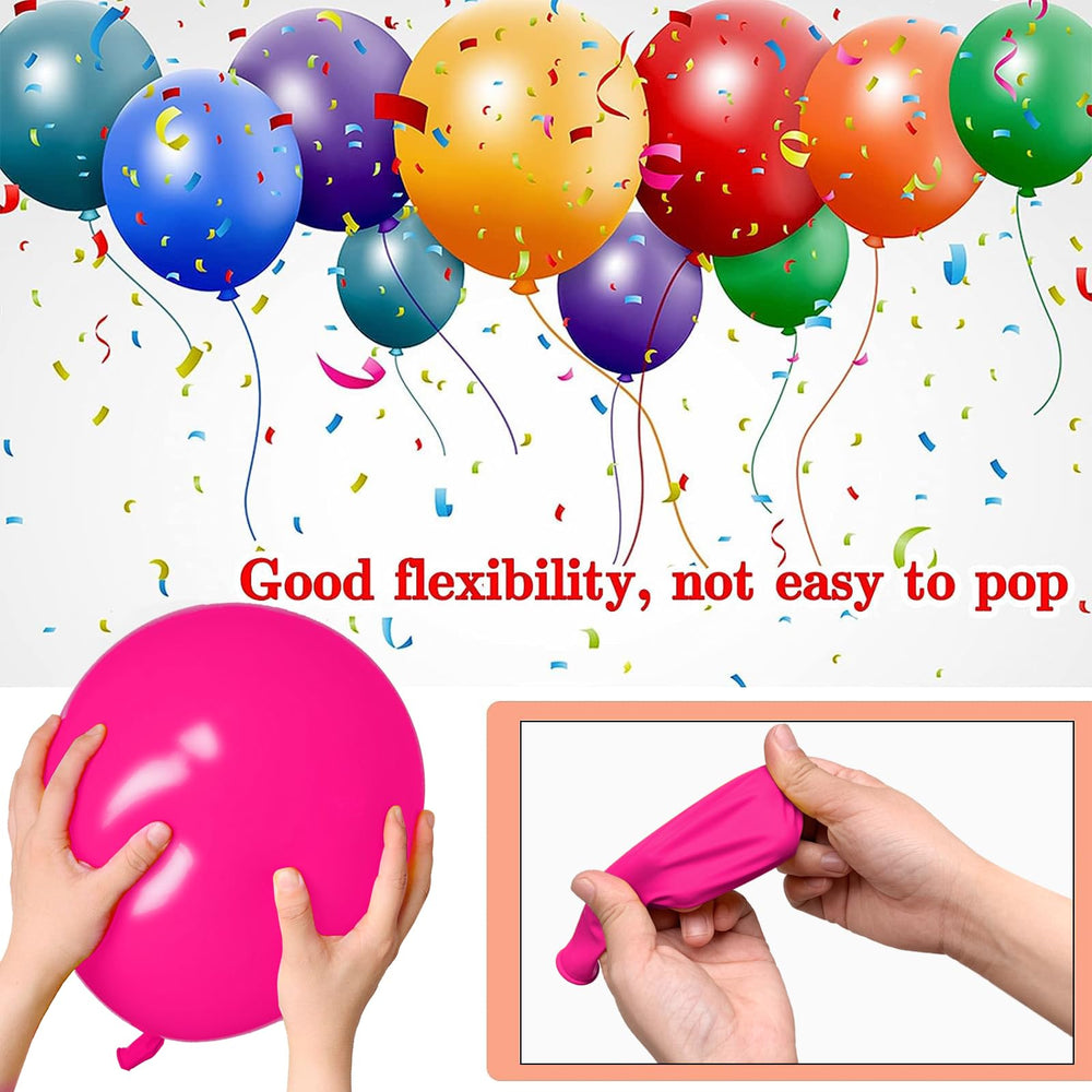 KUULBELA pink confetti balloons 12in playful sparkle for events.