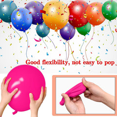 KUULBELA pink confetti balloons 12in playful sparkle for events.