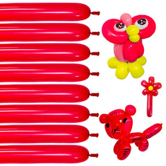 KUULBELA red 260 balloons thick latex for durable decorations