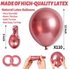 KUULBELA thickened latex 12-inch balloons provide durable color