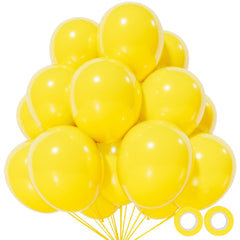 KUULBELA yellow 12-inch balloons for party decor and easy setup